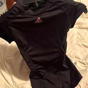 Adidas football youth compression padded under shirt